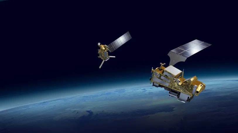 Metop - Second Generation (Metop-SG) is EUMETSAT's next generation of polar-orbiting satellites. Copyright: Eumetsat.