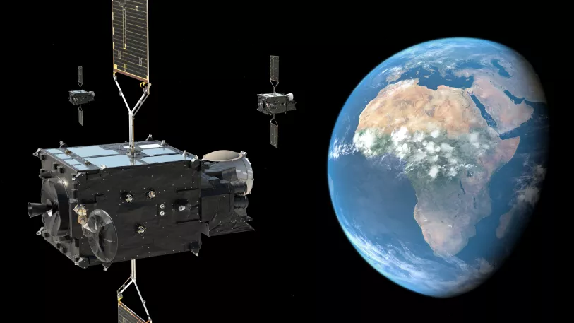 Meteosat Third Generation weather satellites. Credit: ESA/Mlabspace, CC BY-SA 3.0 IGO