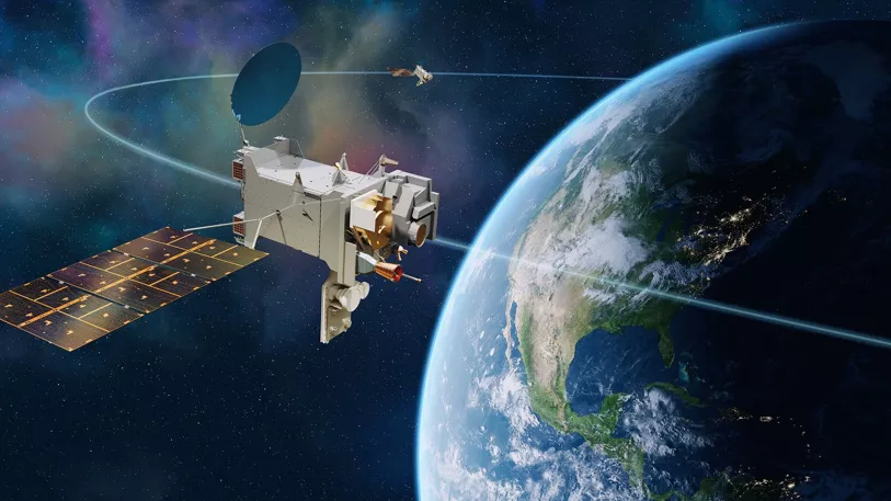 GeoXO weather satellite constellation. (c) NASA NOAA