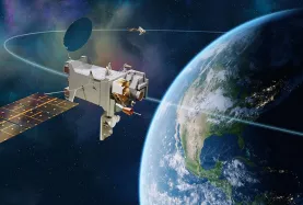 GeoXO weather satellite constellation. (c) NASA NOAA