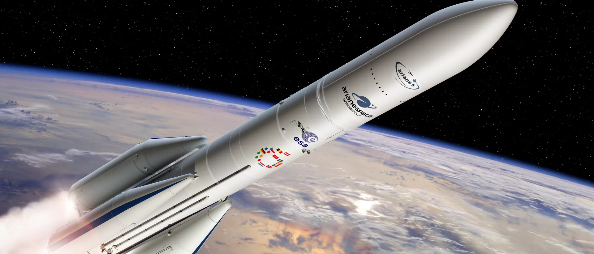 ESA and European industry are currently developing a new-generation launcher: Ariane 6. Ariane 6 will fly with a payload fairing made by Beyond Gravity. Copyright: ESA - D. Ducros.