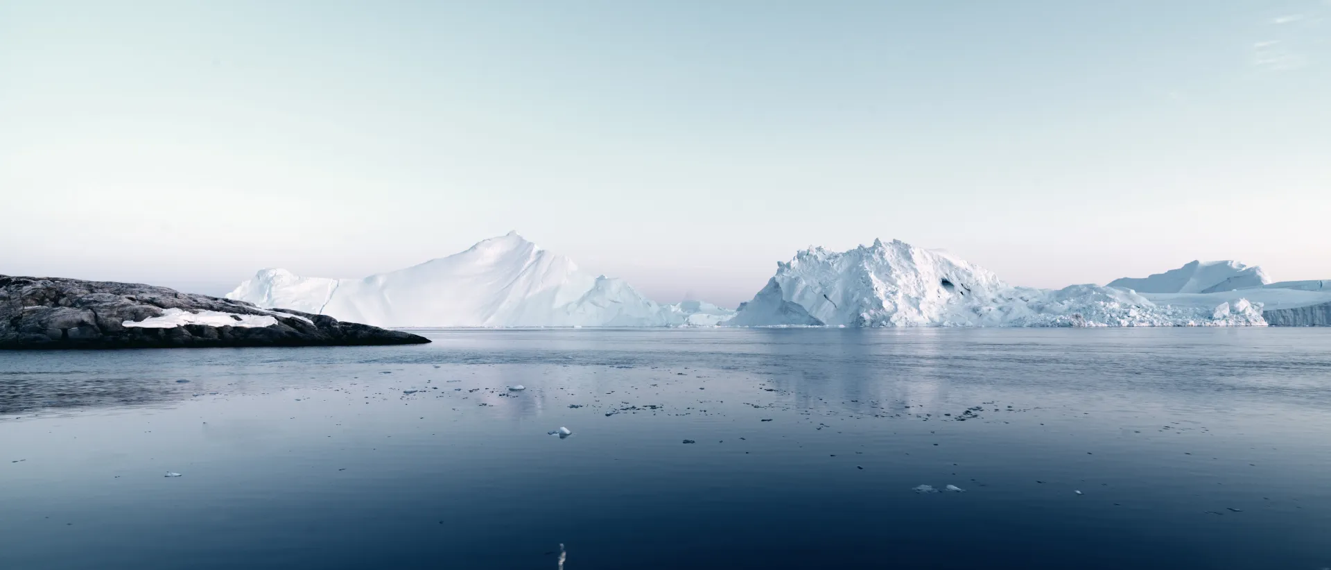 Glacier in arctic ocean, arctic circle, north pole