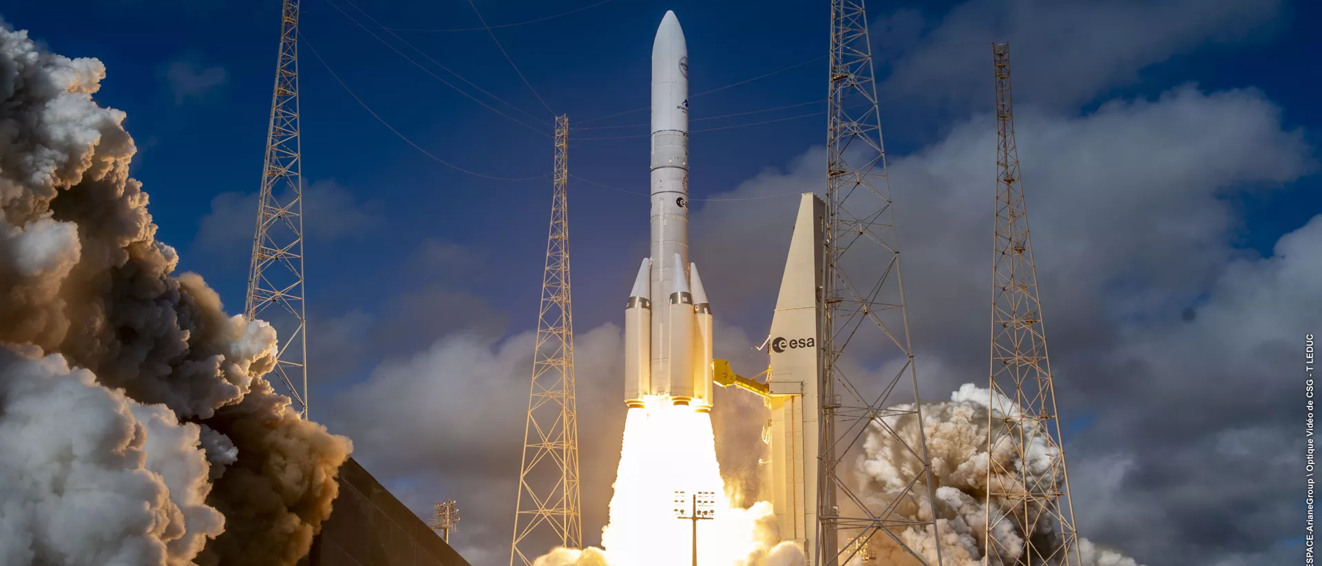 First Ariane 6 liftoff (c) ESA\CNES\ArianespaceArianeGroup\Optique Vidéo du CSG–T. Leduc