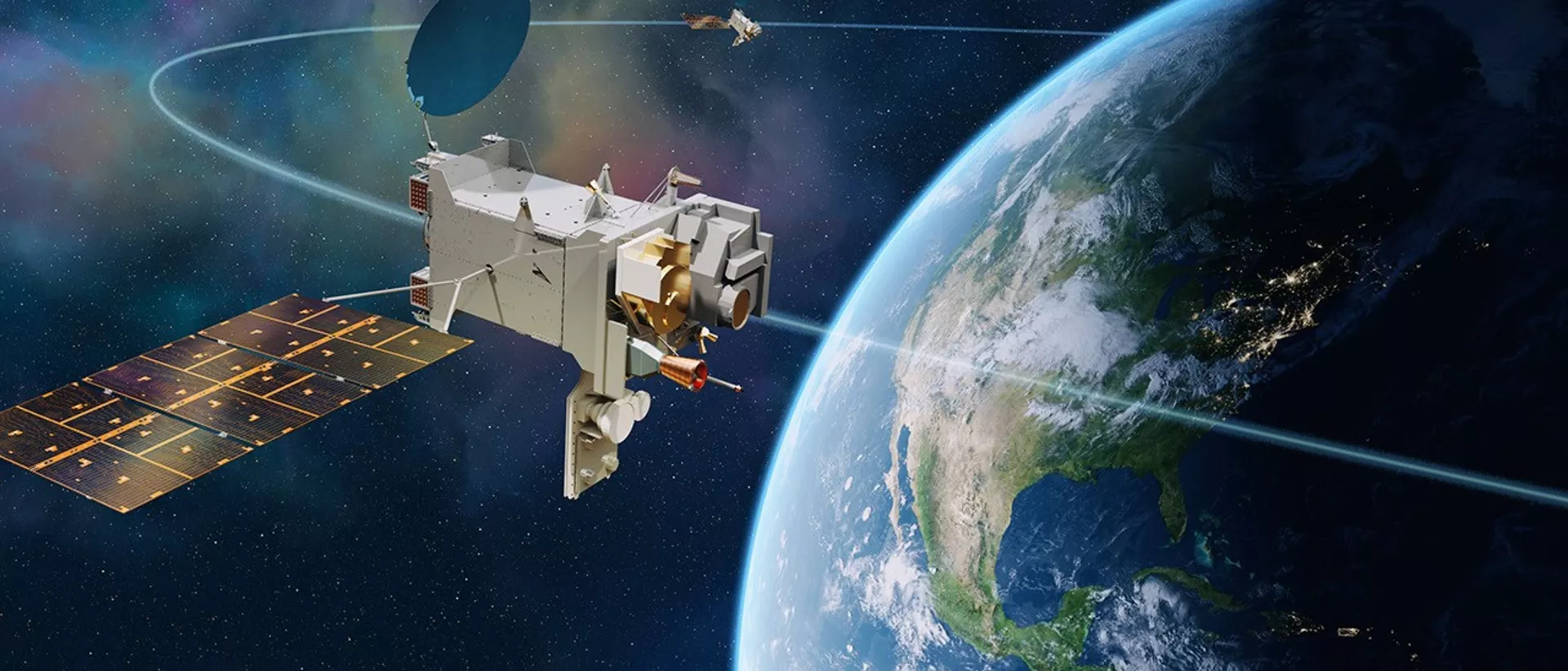 GeoXO weather satellite constellation. (c) NASA NOAA