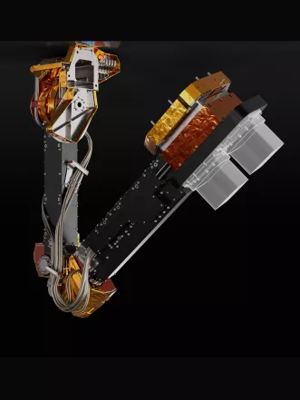 APPMAX3 pointing mechanism electric satellite thruster for space from Beyond Gravity
