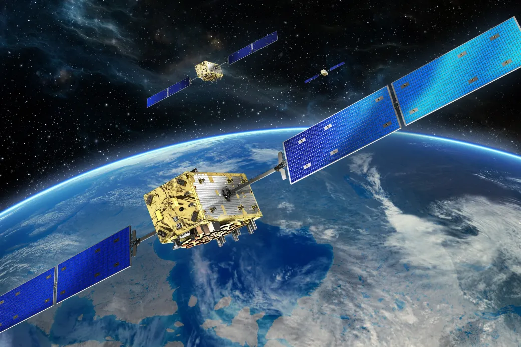 Beyond Gravity supplied the onboard computer (“brain”) that controls and monitors the payload of the Galileo satellites and many other subsystems. The computer also monitors the satellite status, such as temperature, to ensure that the satellites are fully functional. Copyright: OHB System AG. 